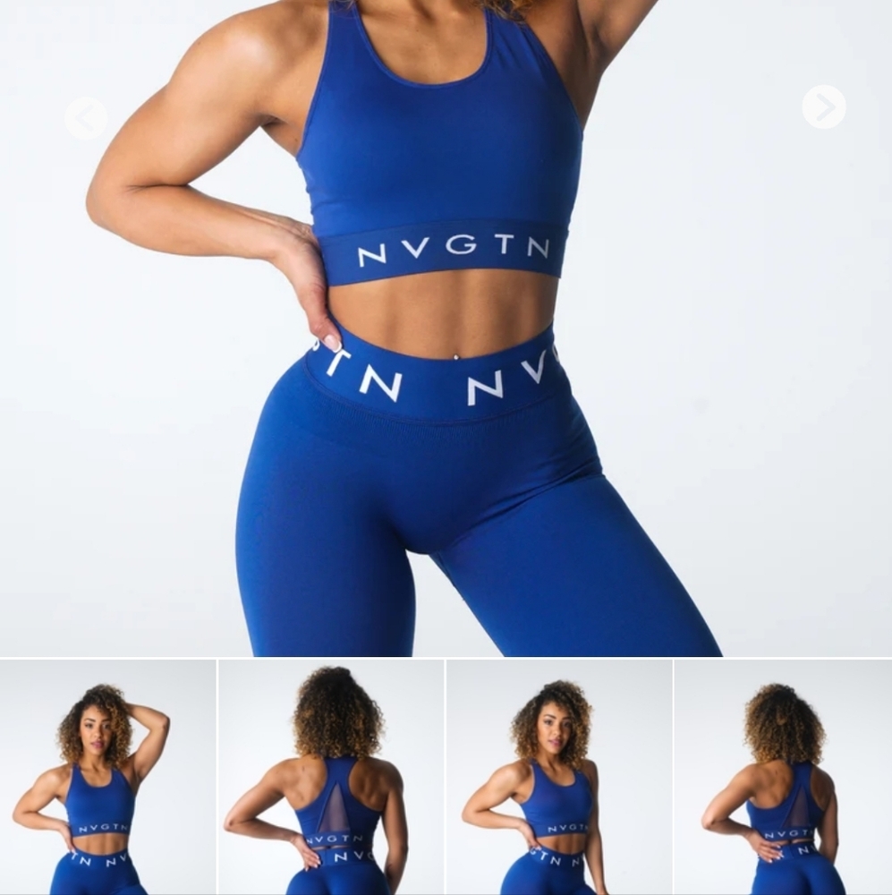 NVGTN Navy Legacy Sport Seamless Bra